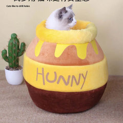 Comfy Honey Pot  Pet Plush Bed